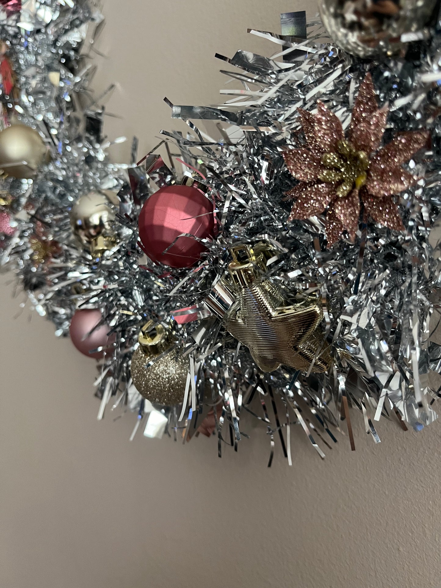 Handmade Nutcracker Tinsel Christmas Wreath | Nutcracker inspired | Christmas Decor