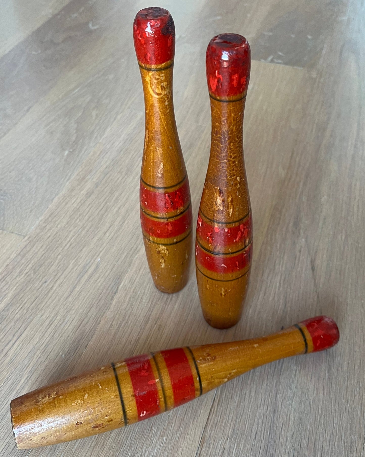 Vintage Wooden Skittles | Bowling Pins