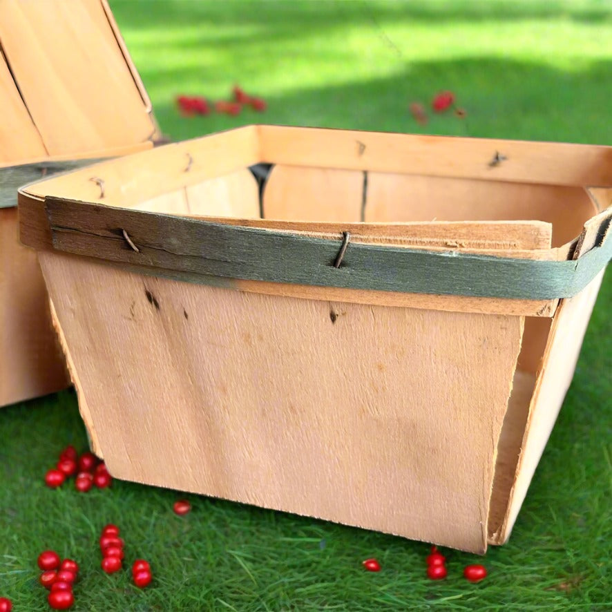 Vintage Wood Berry Baskets