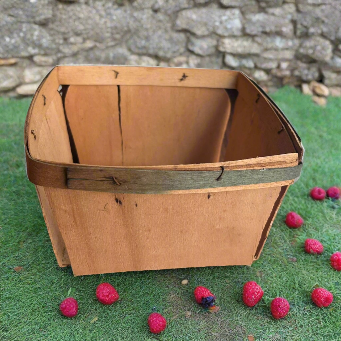 Vintage Wood Berry Baskets