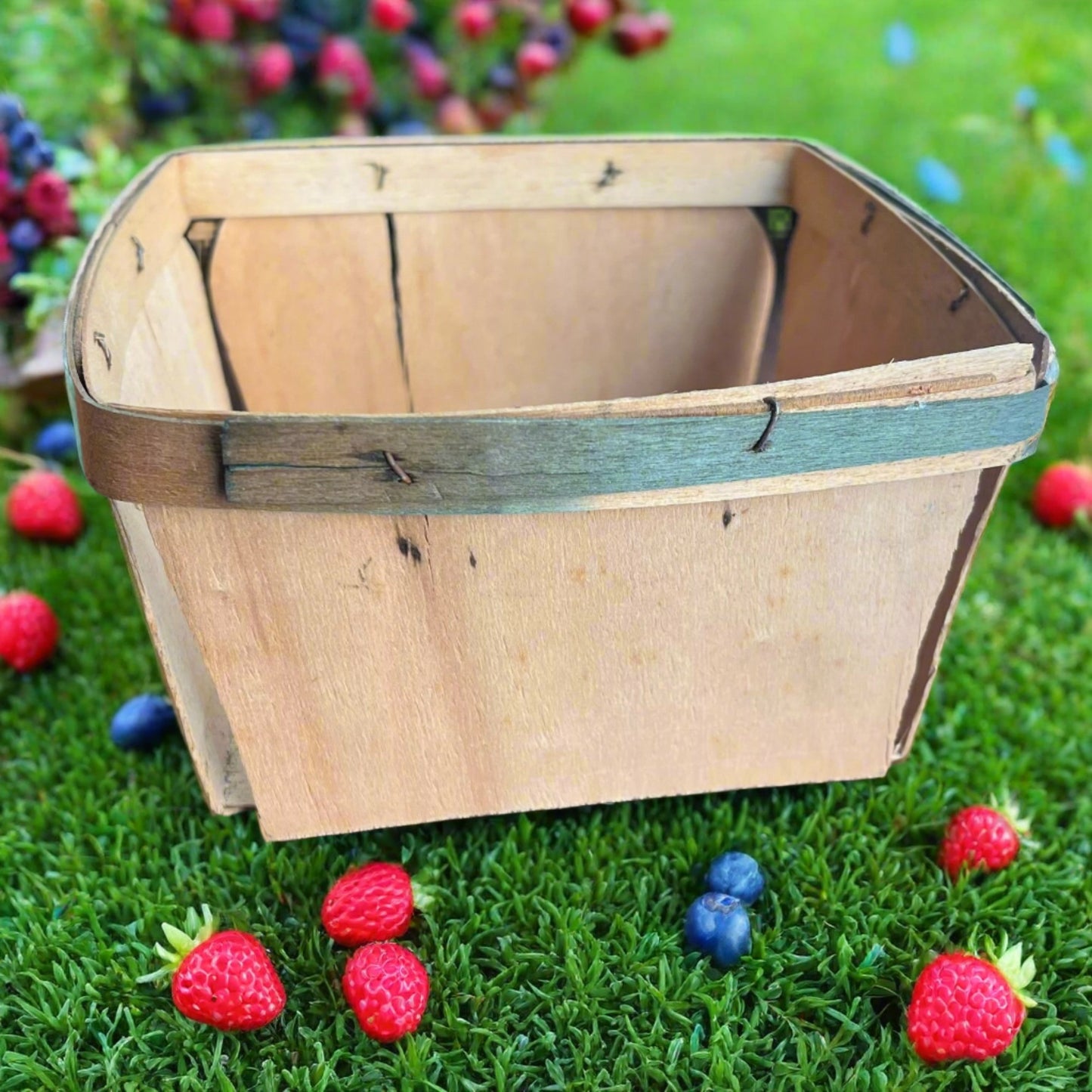 Vintage Wood Berry Baskets