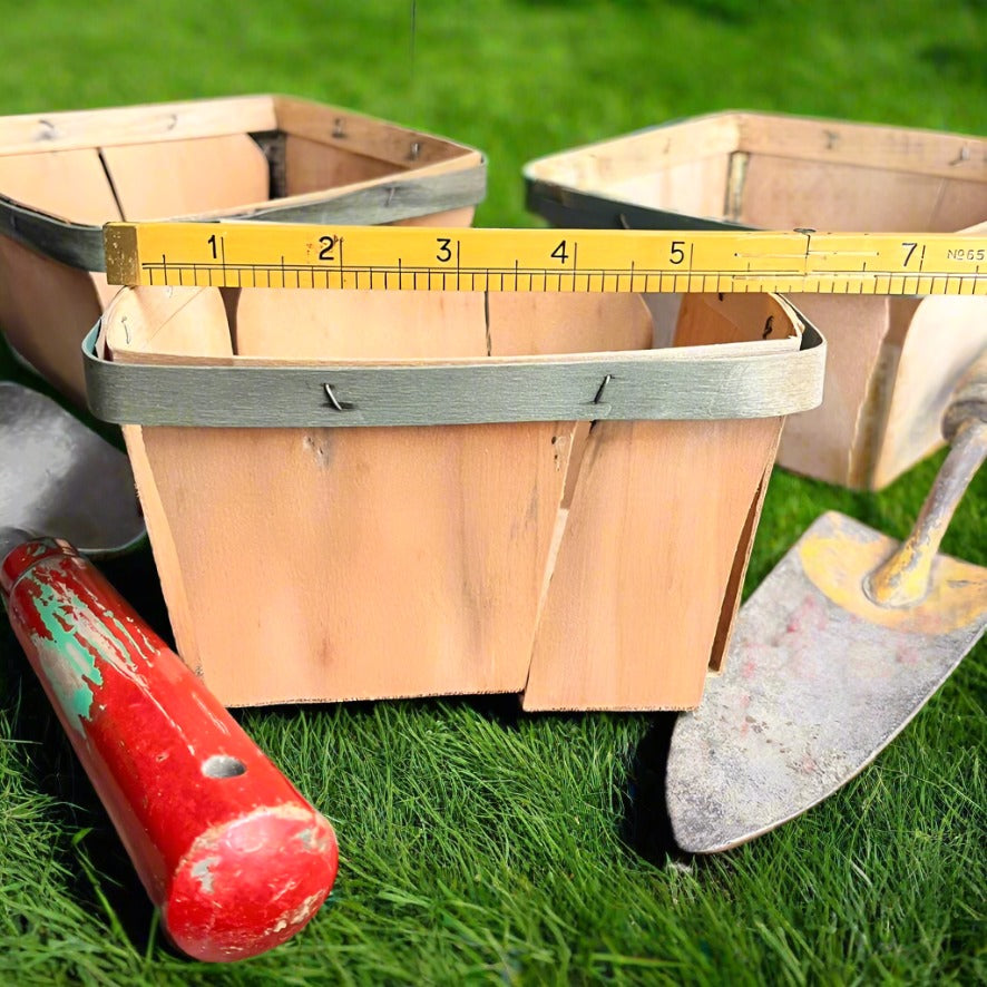 Vintage Wood Berry Baskets