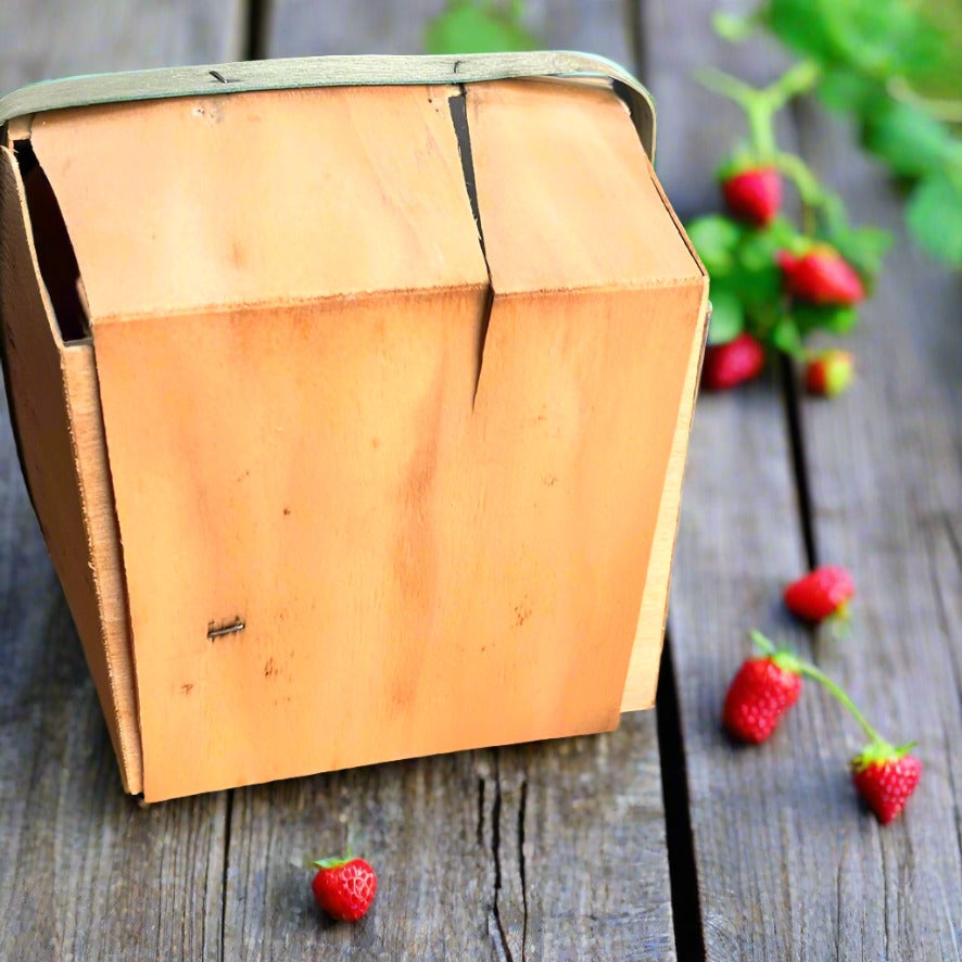 Vintage Wood Berry Baskets