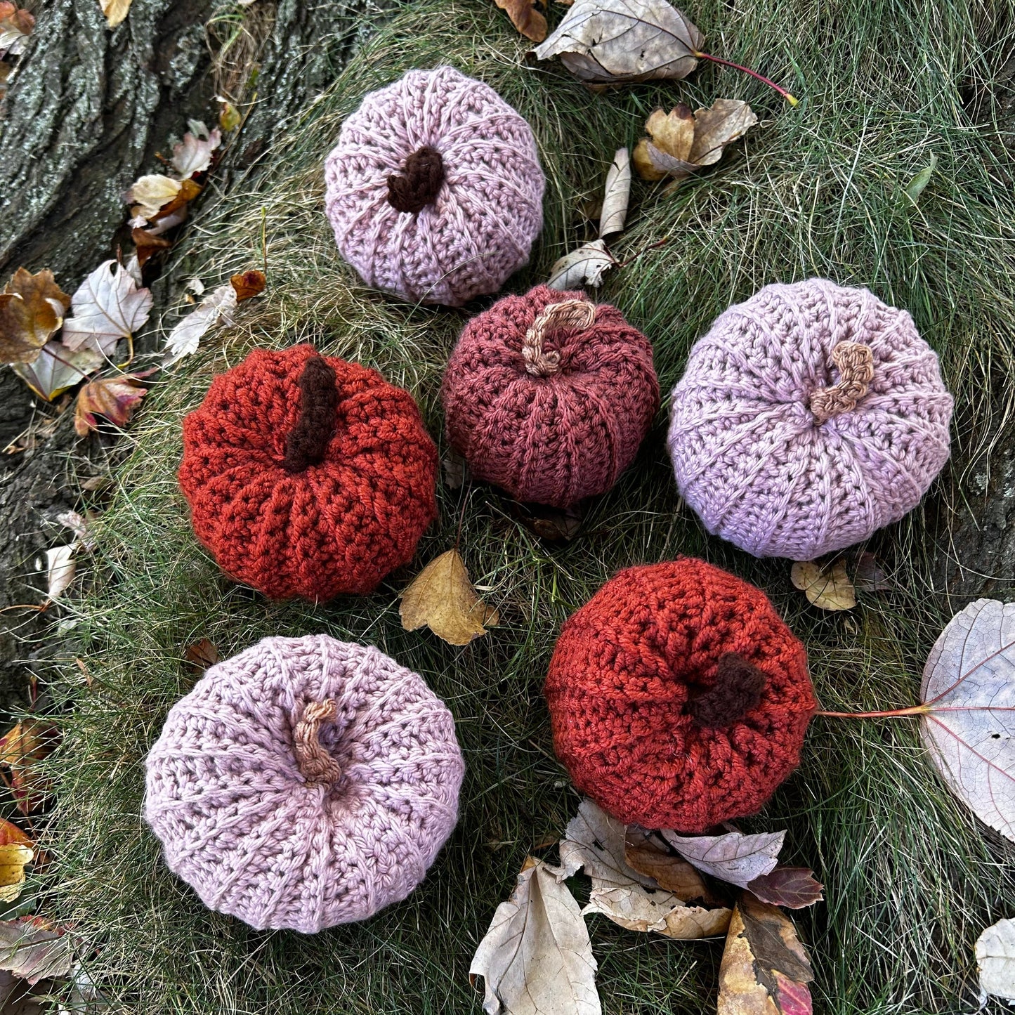 Handmade Crochet Pumpkins