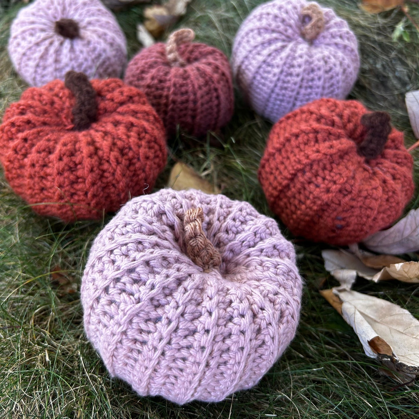 Handmade Crochet Pumpkins