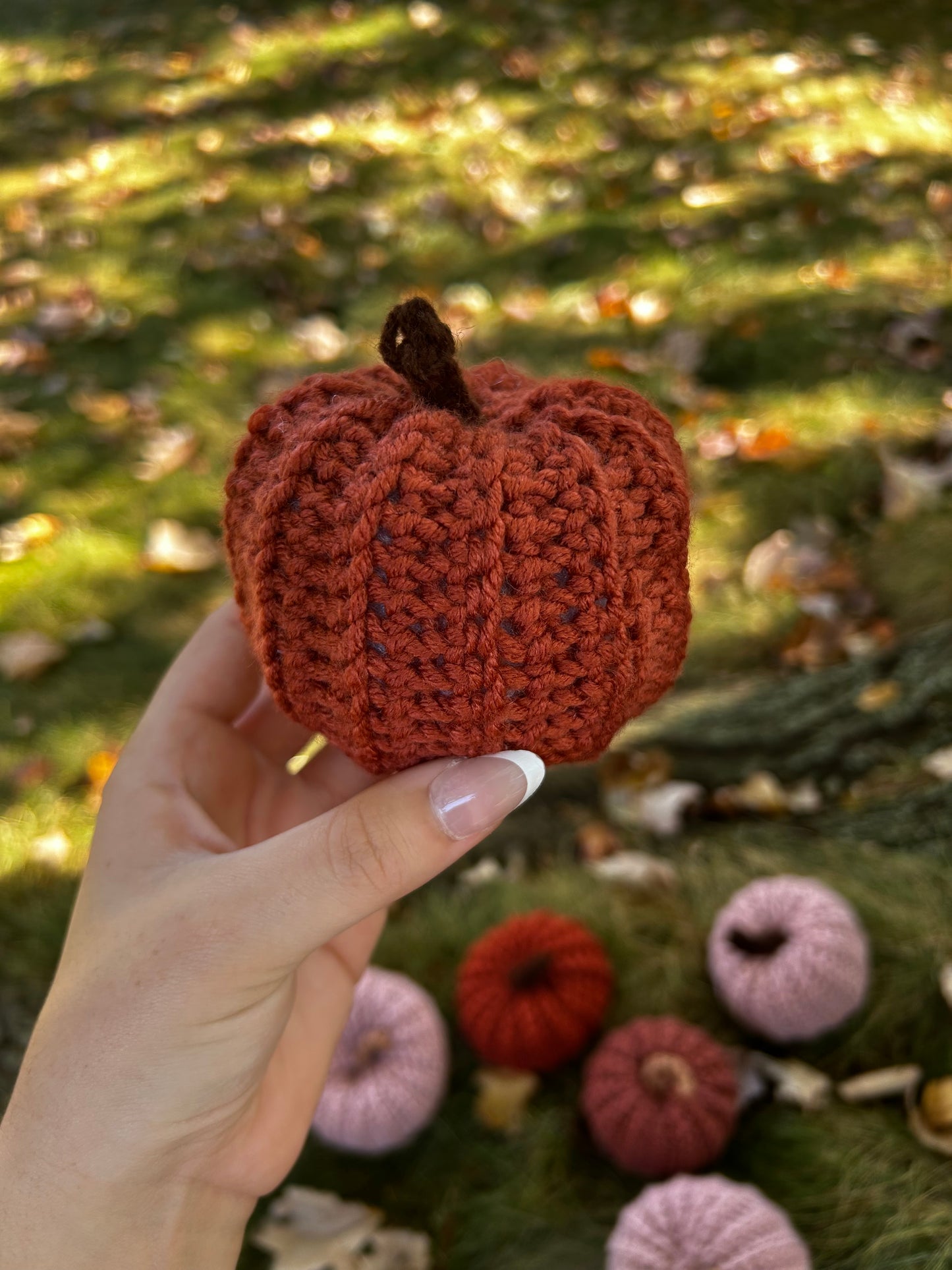 Handmade Crochet Pumpkins