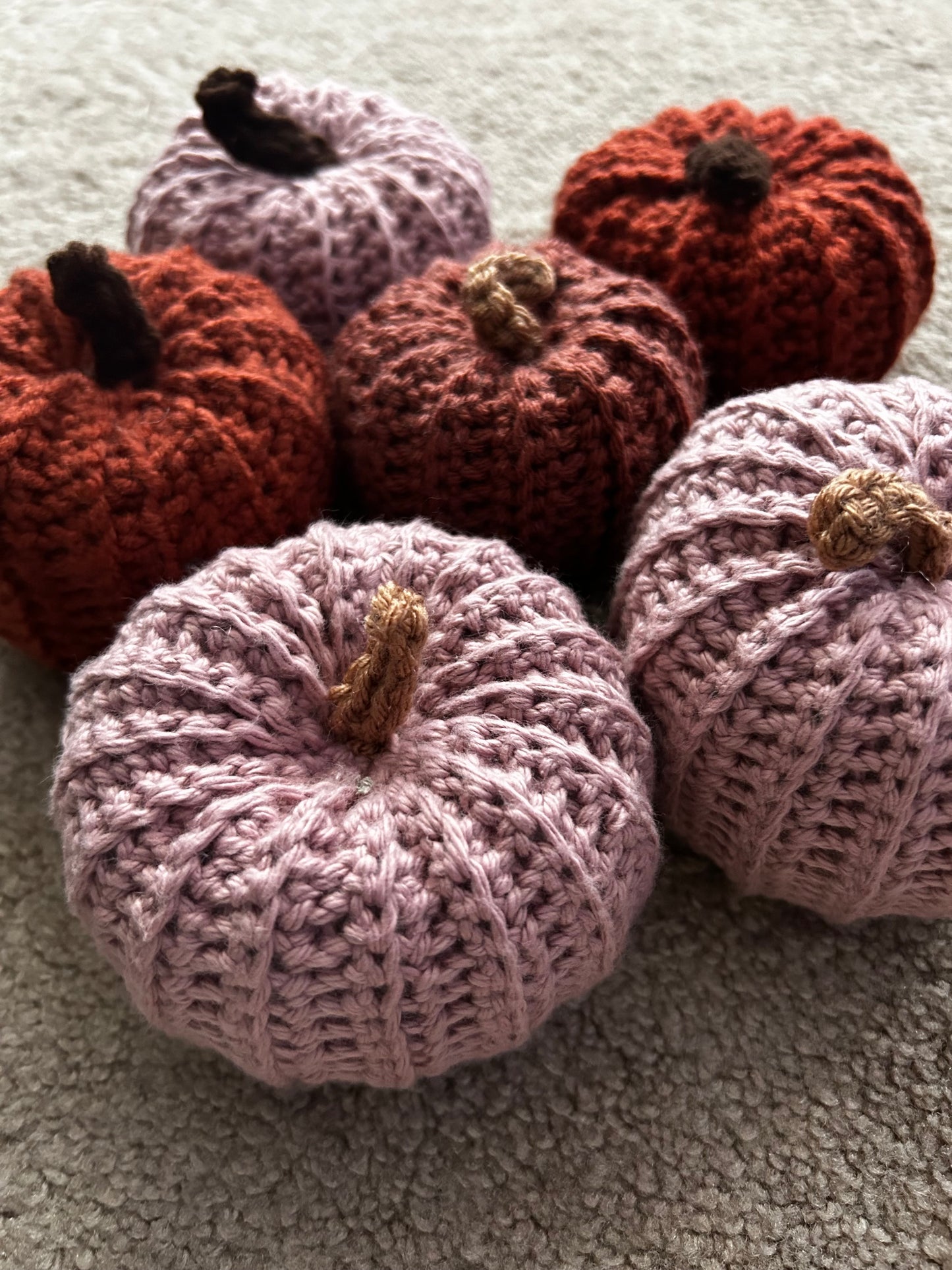 Handmade Crochet Pumpkins