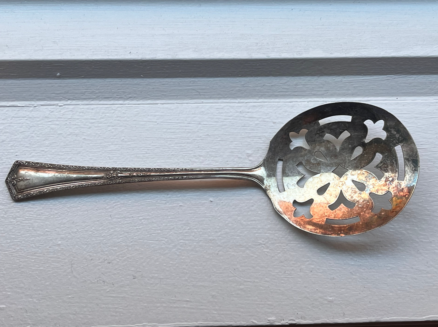 Vintage Silver Plate Tomato Server ~ Vintage Spoon