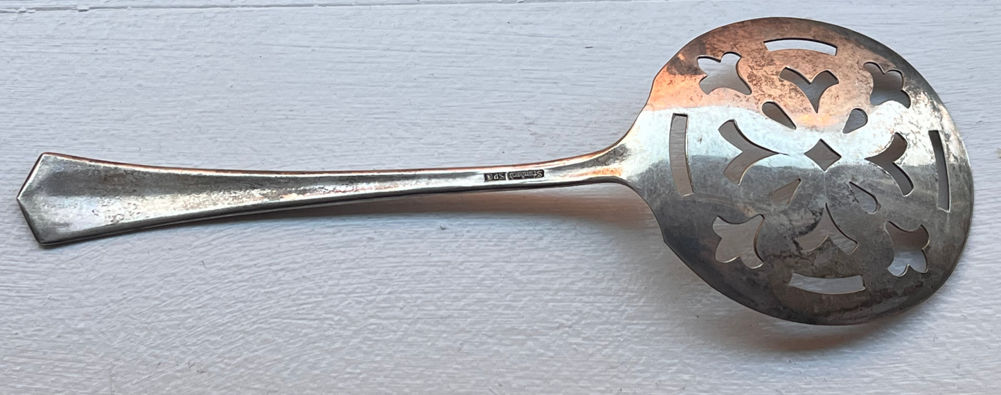 Vintage Silver Plate Tomato Server ~ Vintage Spoon