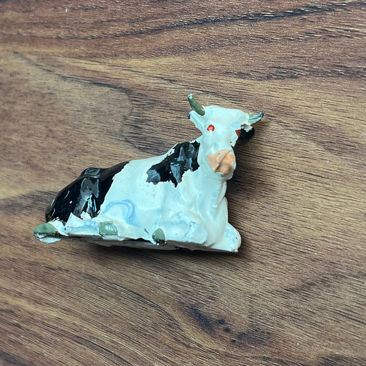 Vintage Made in England Lead Animal - Cow.