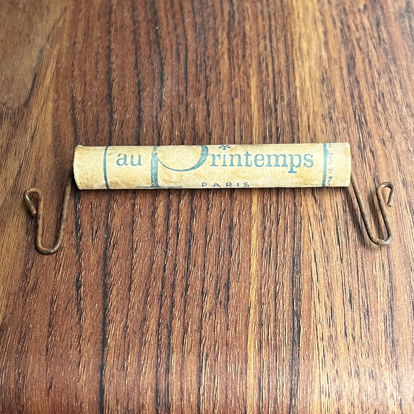 Vintage French Parcel Handle - "au Printemps Paris"