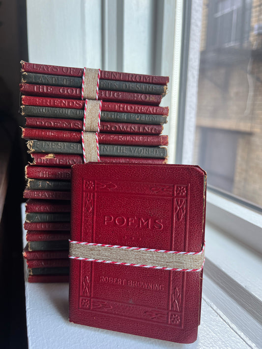 Christmas Decorative Book Stack | Little Leather Library Book Stack |