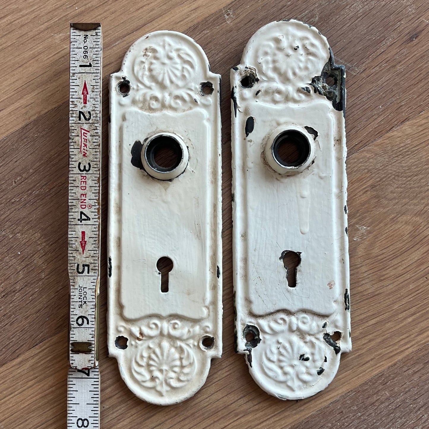 Vintage Metal Door Knob Back Plates