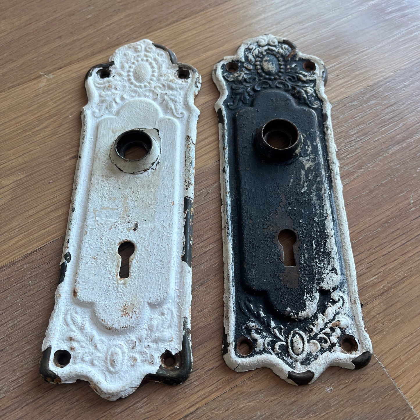 Vintage Metal Door Knob Back Plates