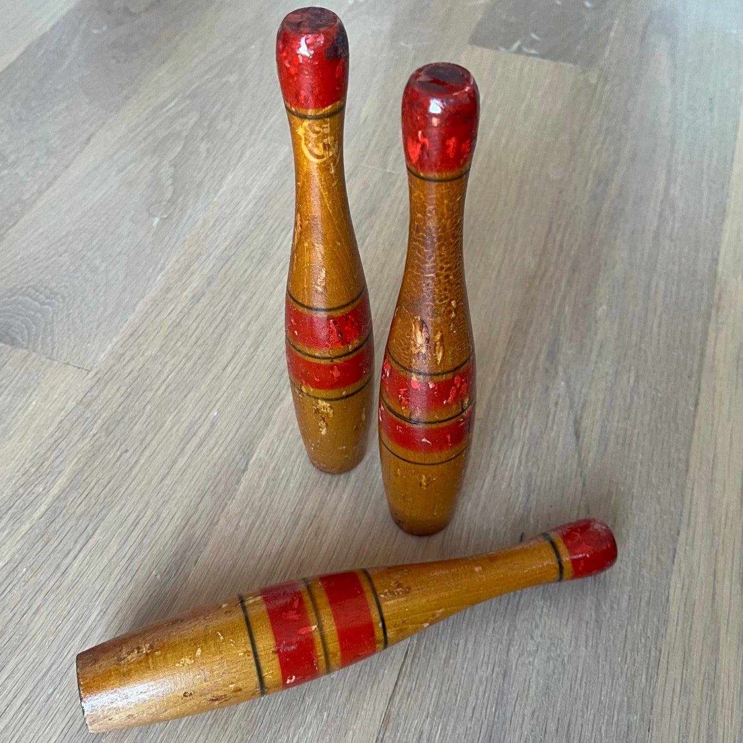 Vintage Wooden Skittles | Bowling Pins