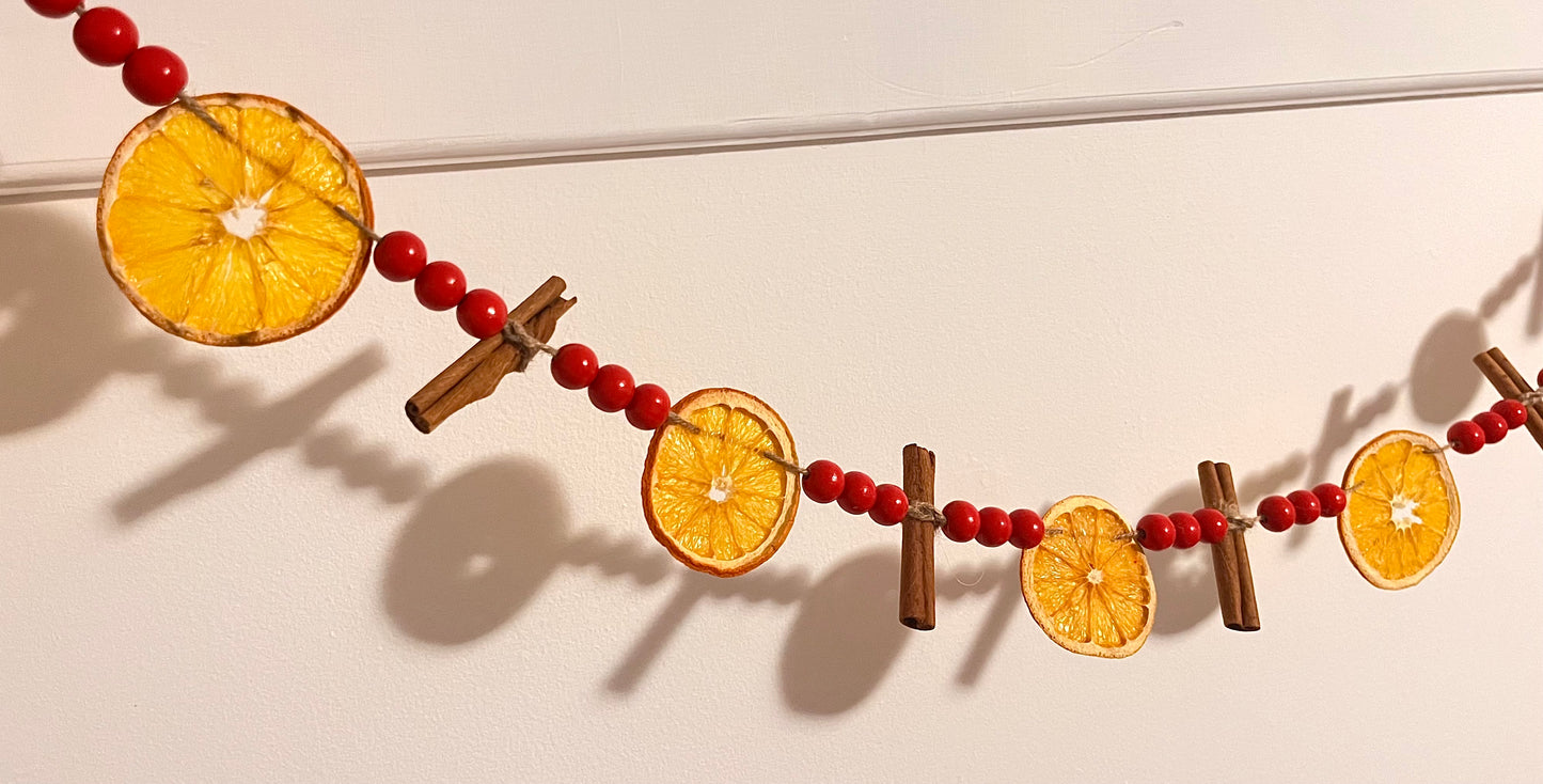 Handmade Dried Citrus Garland