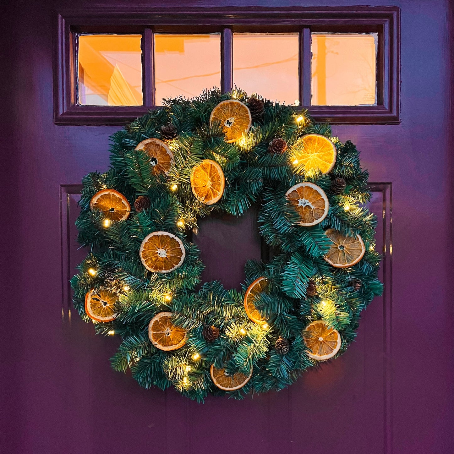 Handmade Dried Orange Wreath