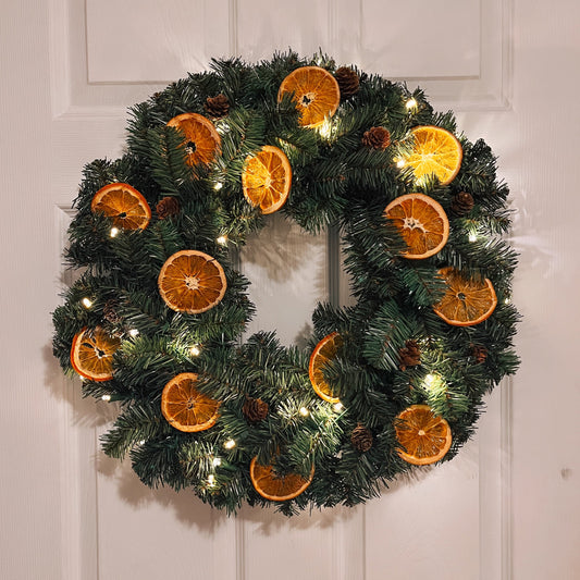 Handmade Dried Orange Wreath