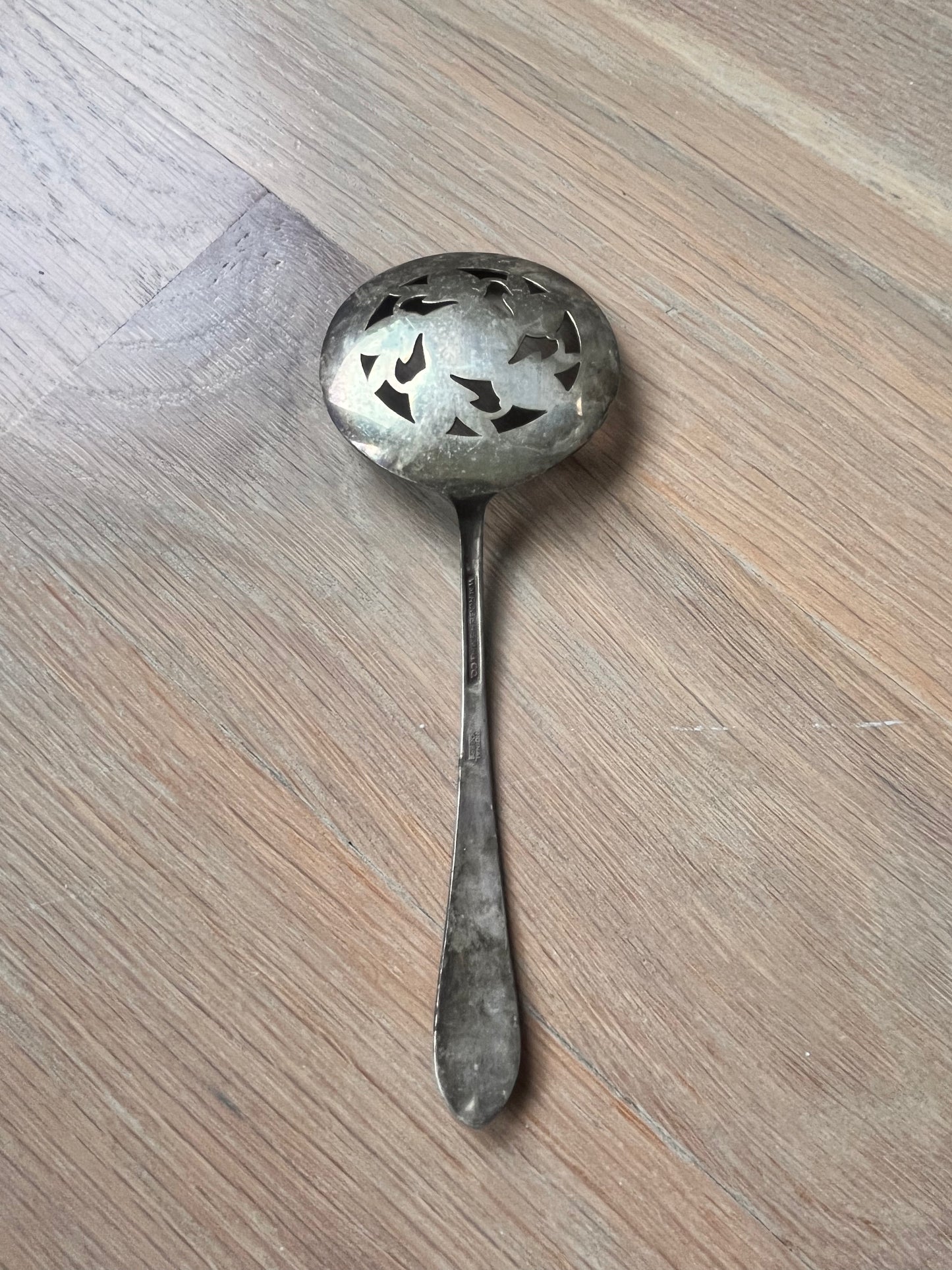 Vintage Silver Plate William Rogers Tomato Spoon