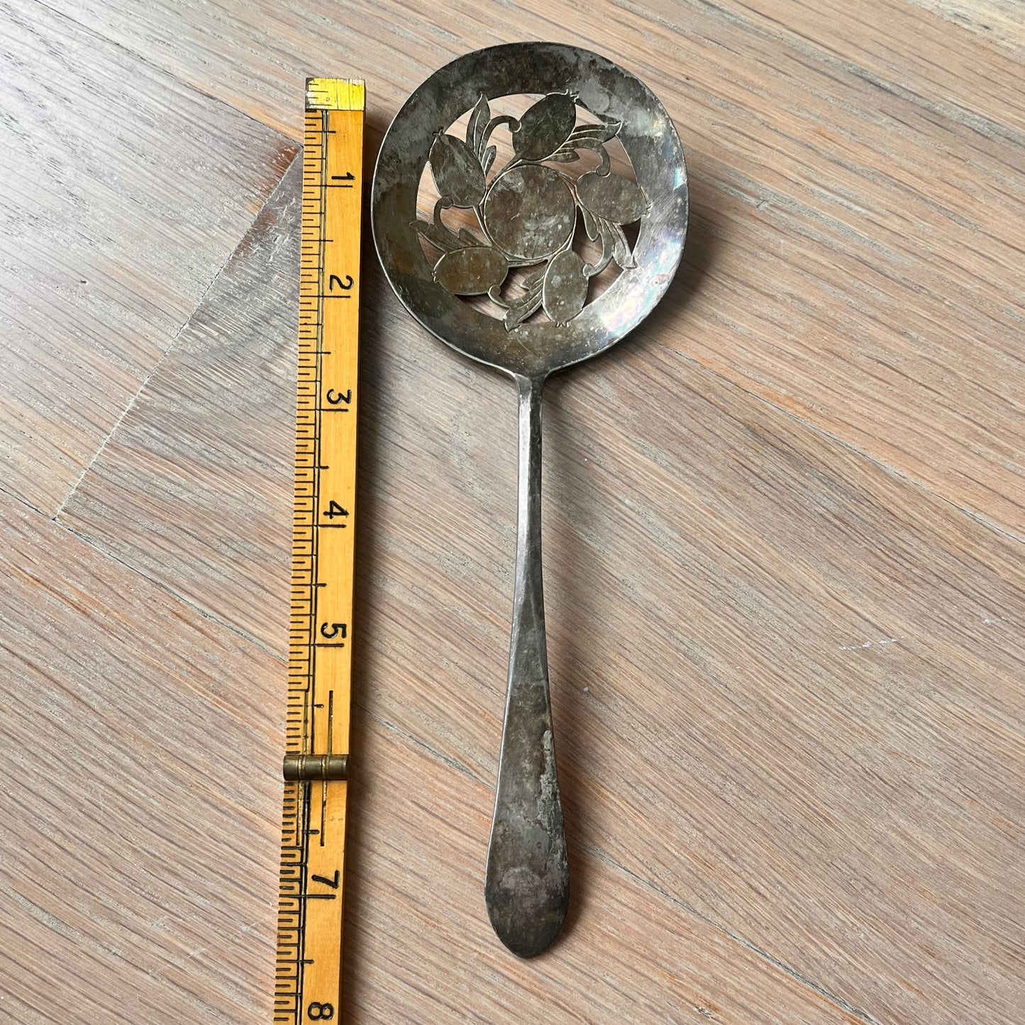 Vintage Silver Plate William Rogers Tomato Spoon