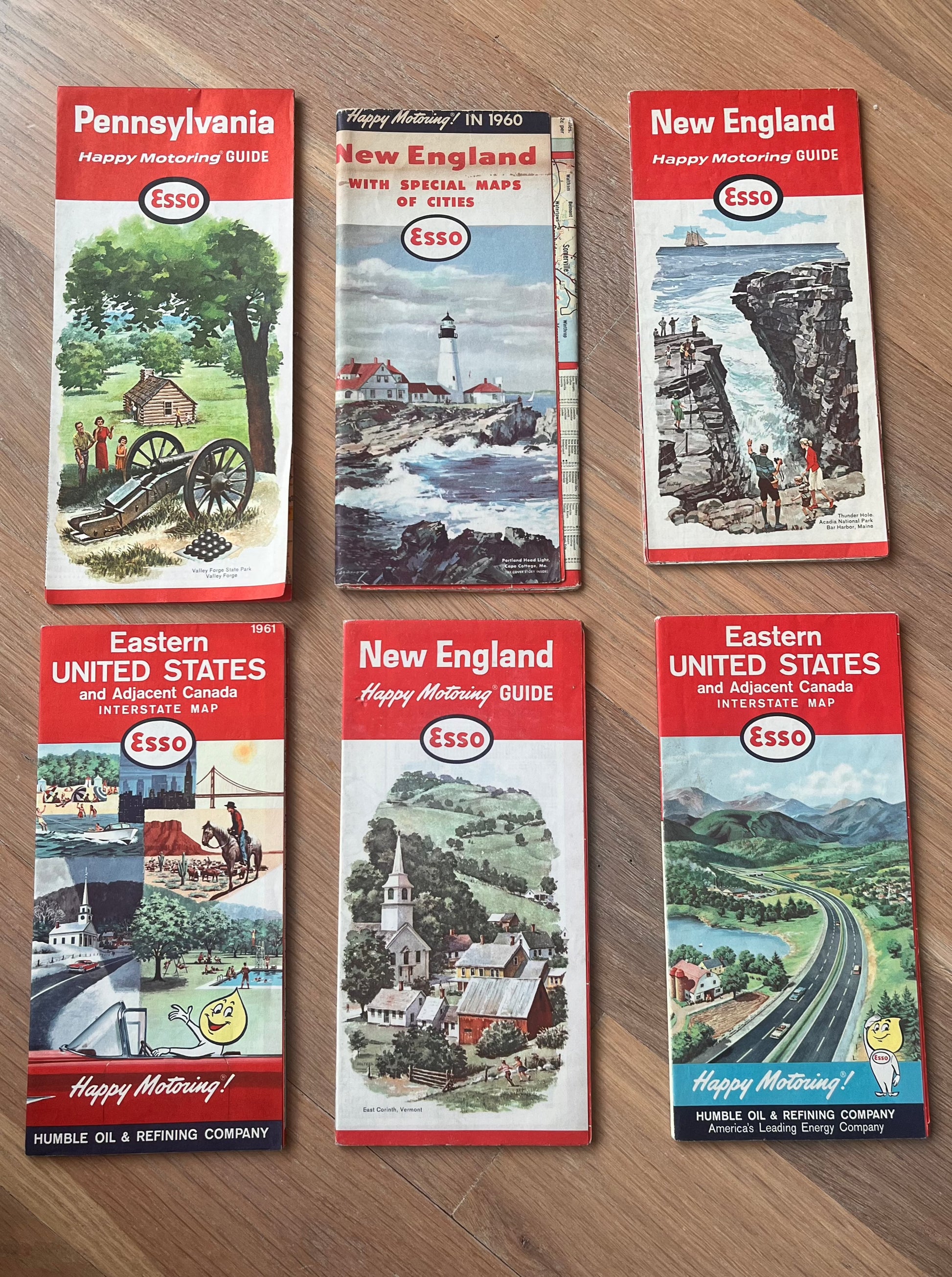 Vintage 60s hotsell Road Maps