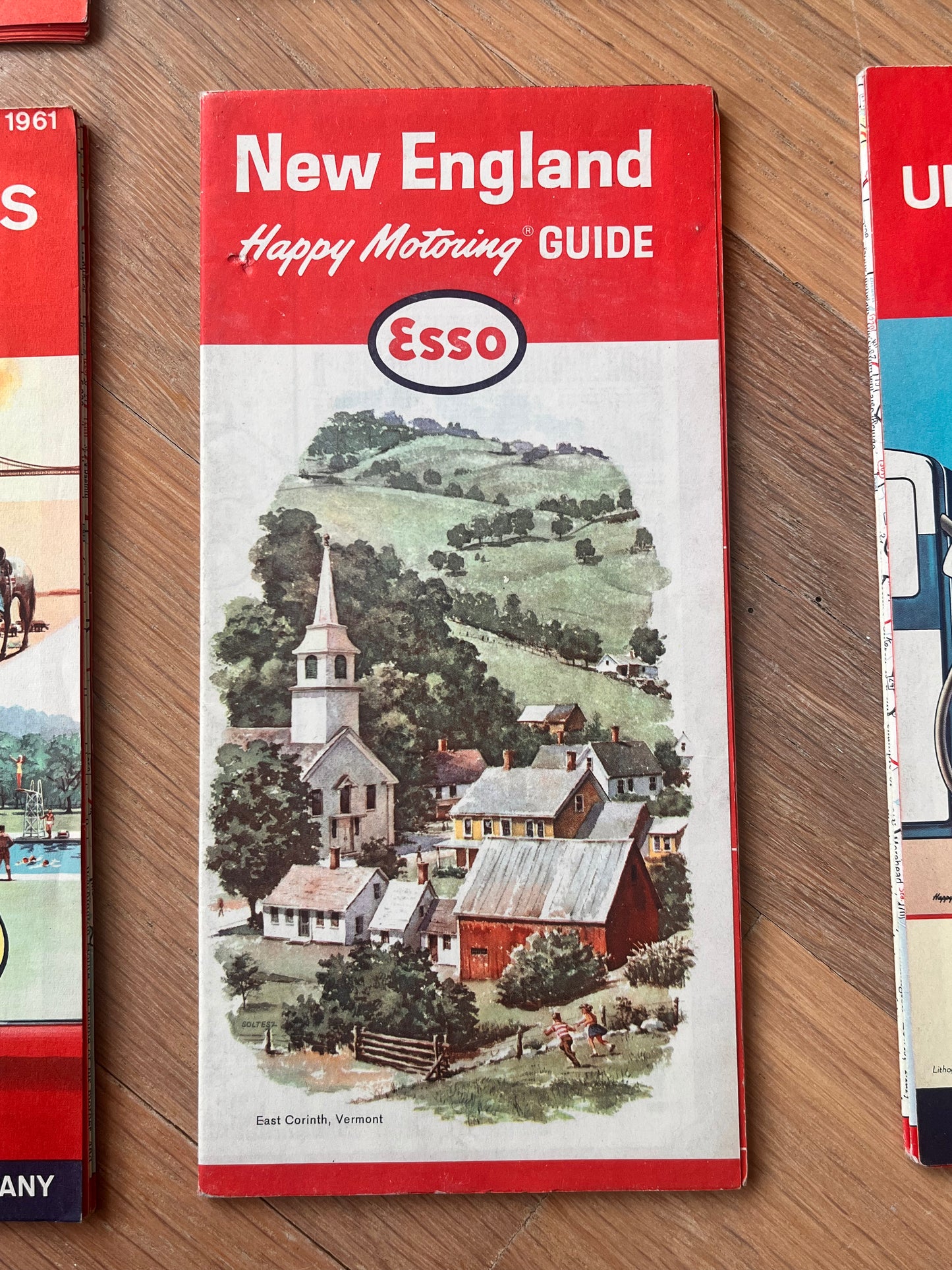 Vintage 1960s Road Maps