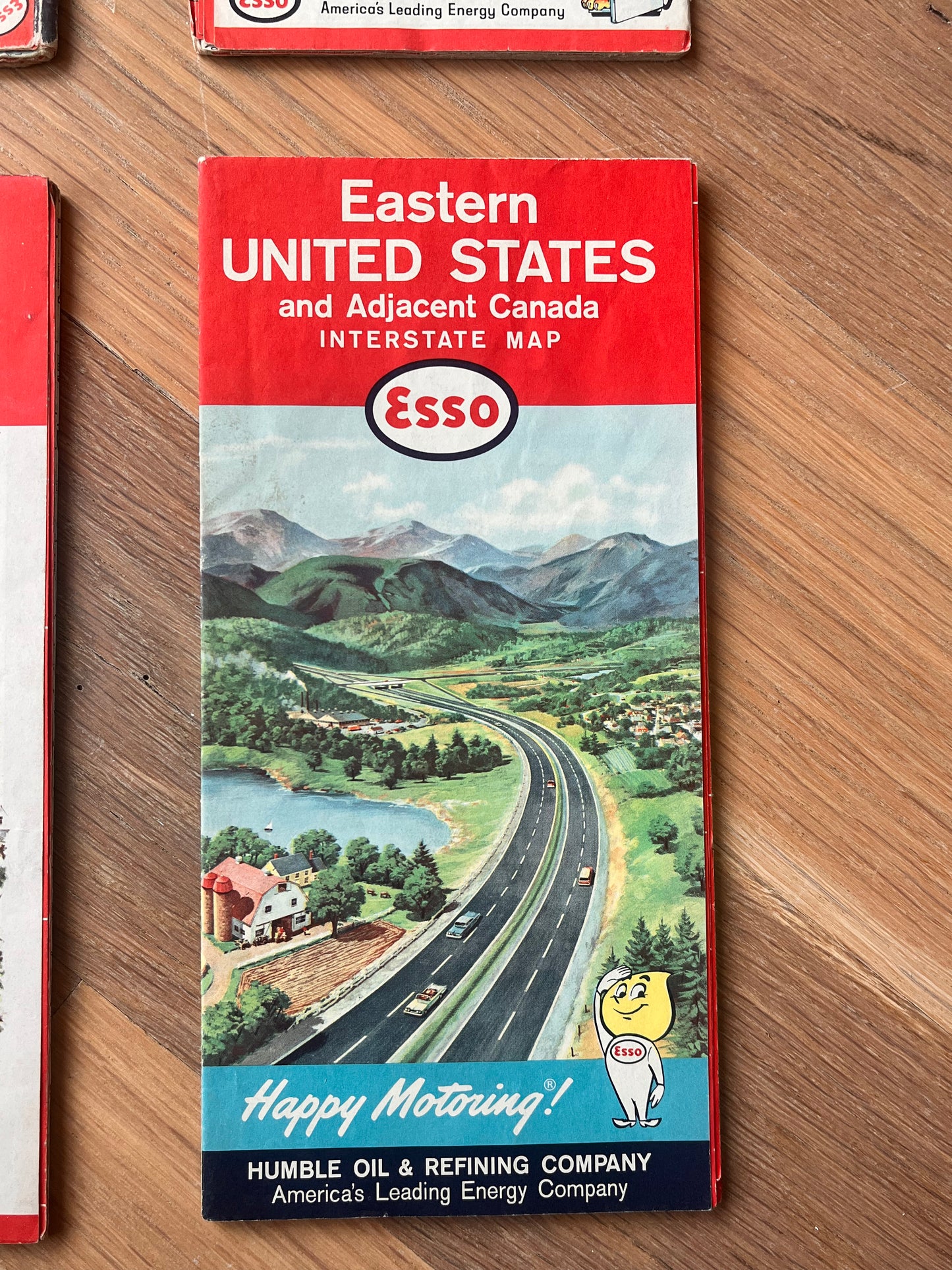 Vintage 1960s Road Maps