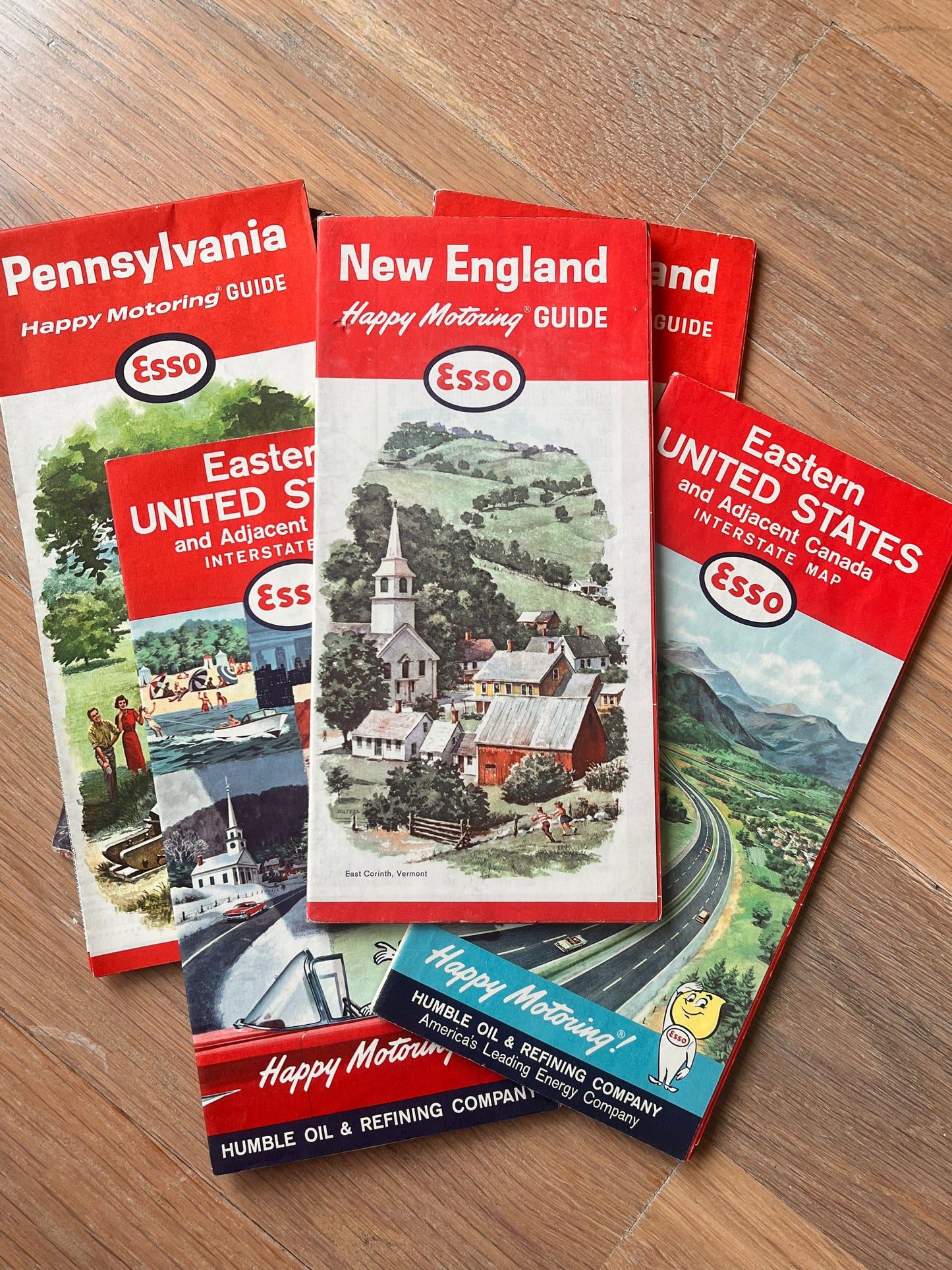 Vintage 1960s Road Maps