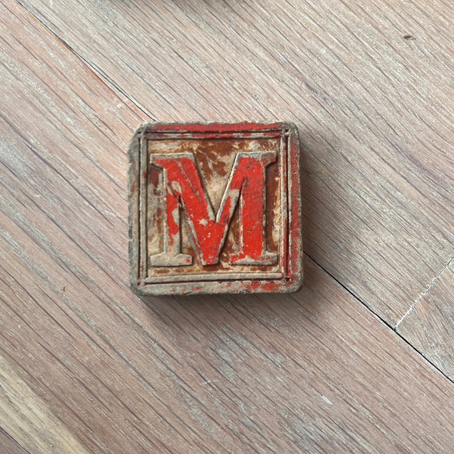 Antique Childrens Letter Blocks