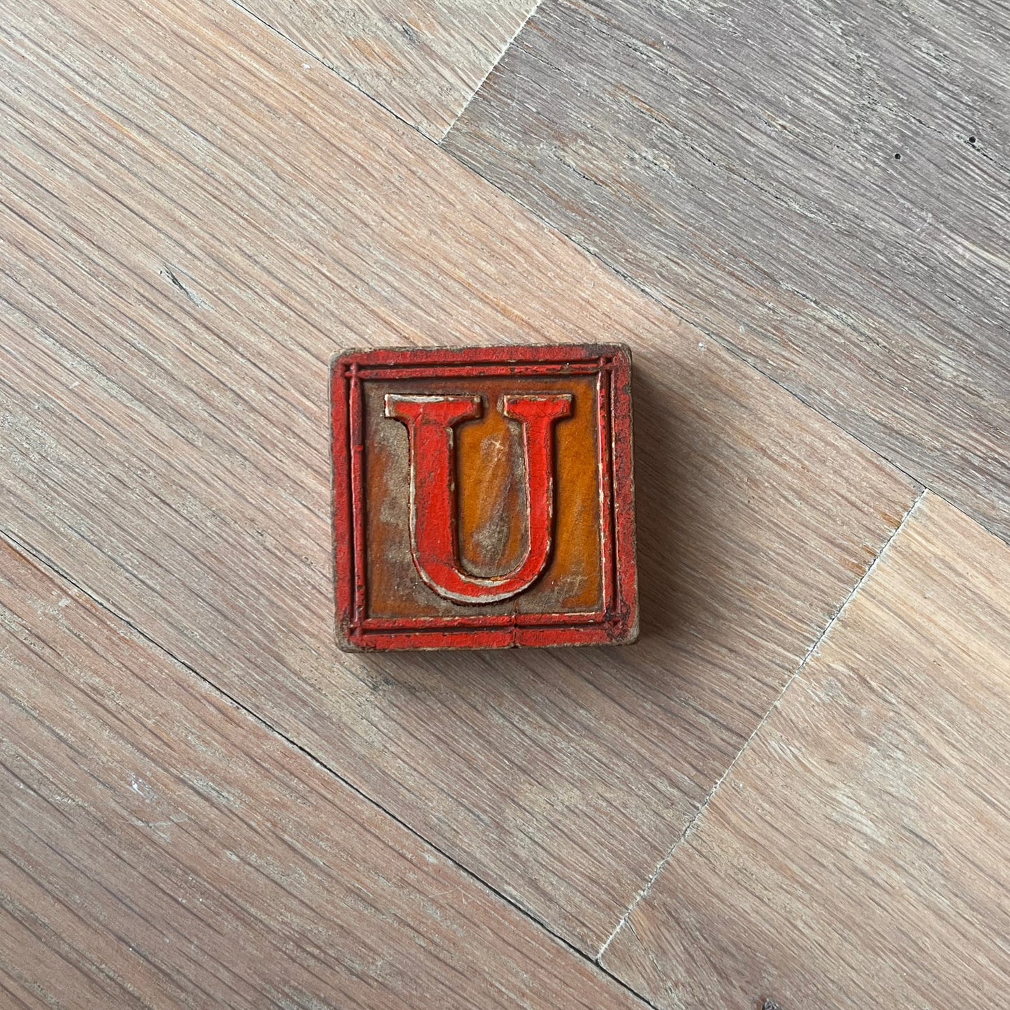 Antique Childrens Letter Blocks