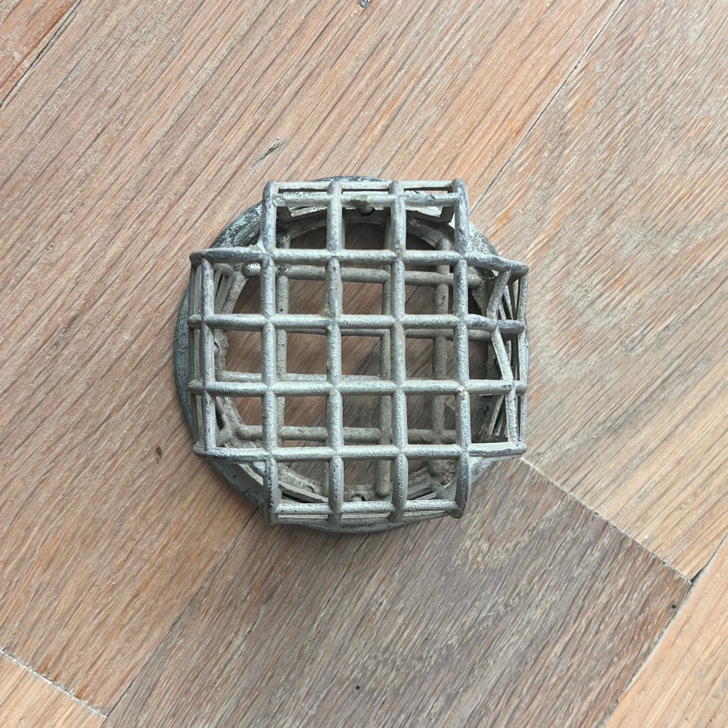 Vintage Metal Cage Flower Frog