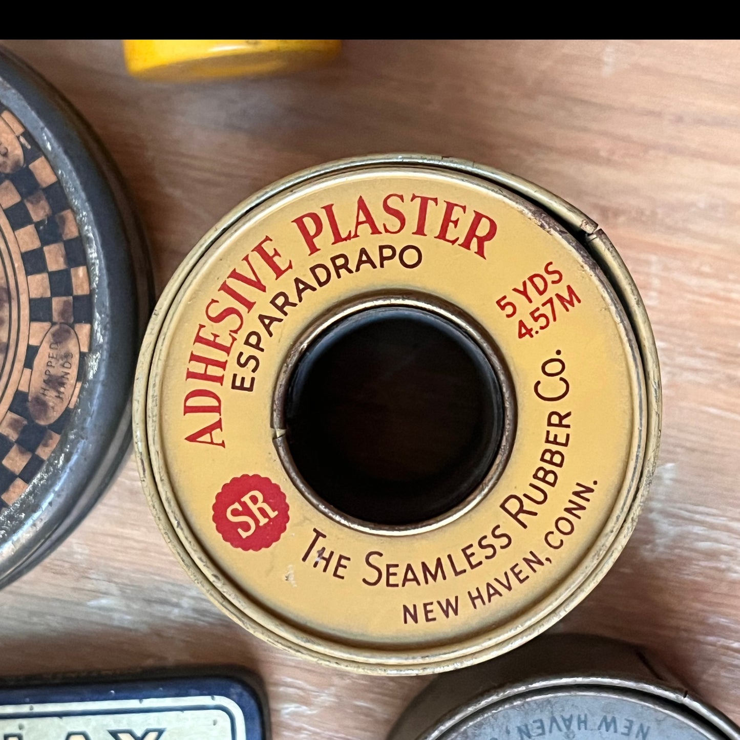 Vintage ADHESIVE PLASTER The Seamless Rubber Co. Roll