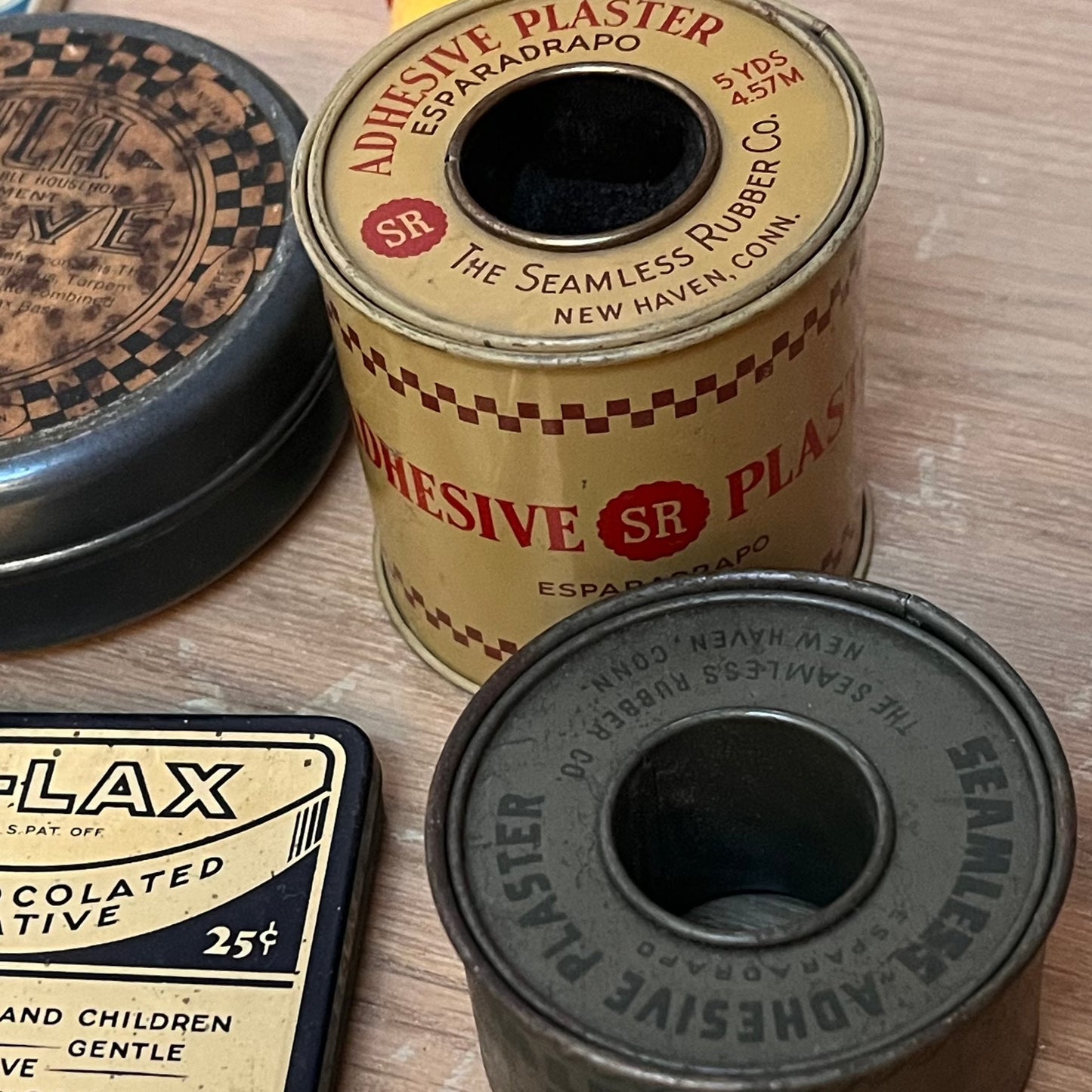 Vintage ADHESIVE PLASTER The Seamless Rubber Co. Roll