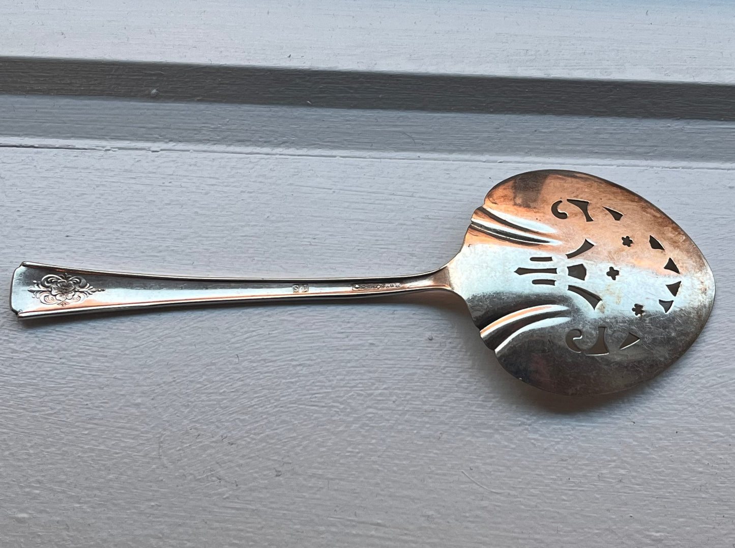 Vintage Wm Rogers Silver Plate Tomato Server ~ Vintage Spoon