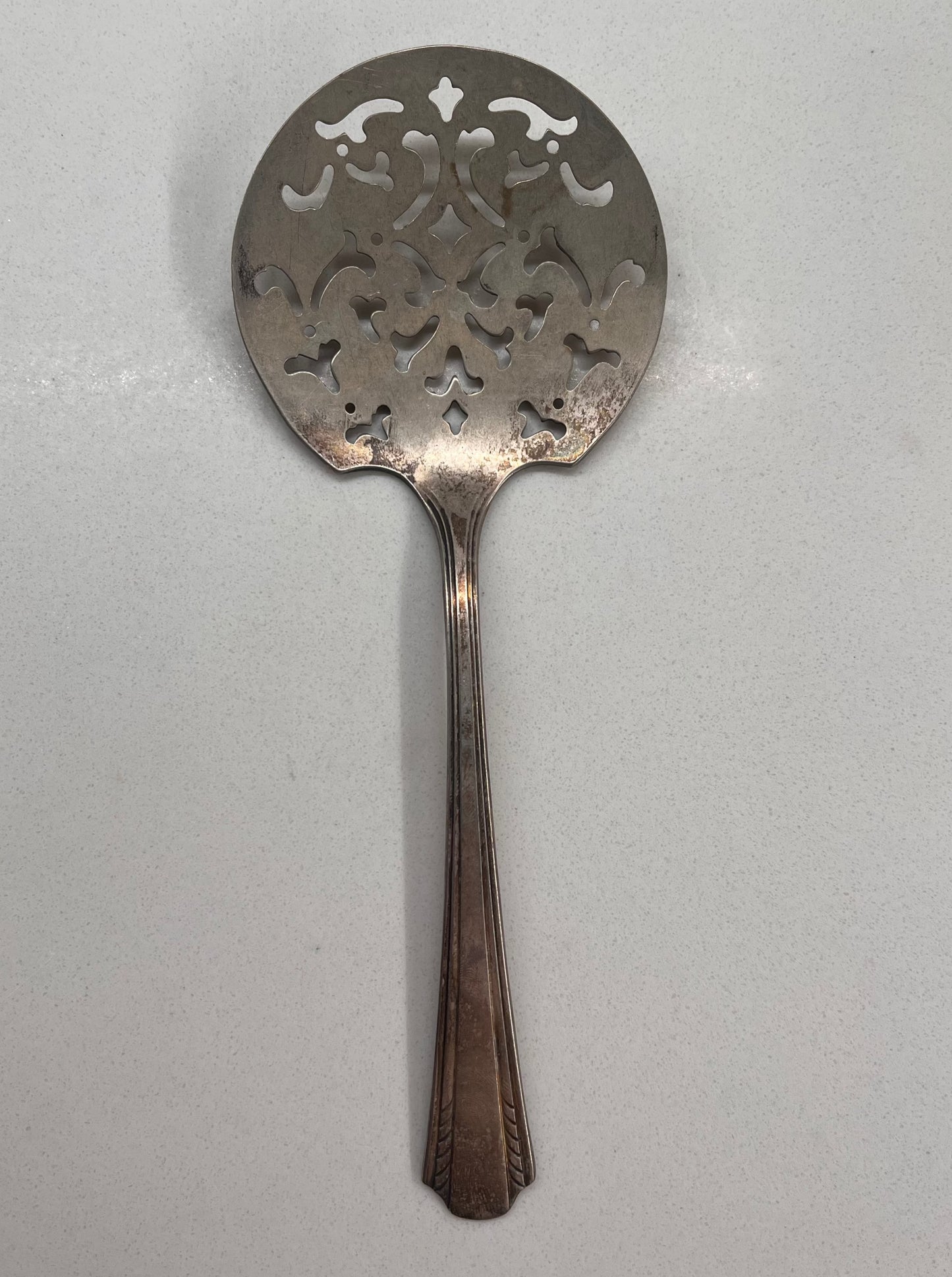 Vintage Carlton Silver Plate Tomato Server ~ Vintage Spoon