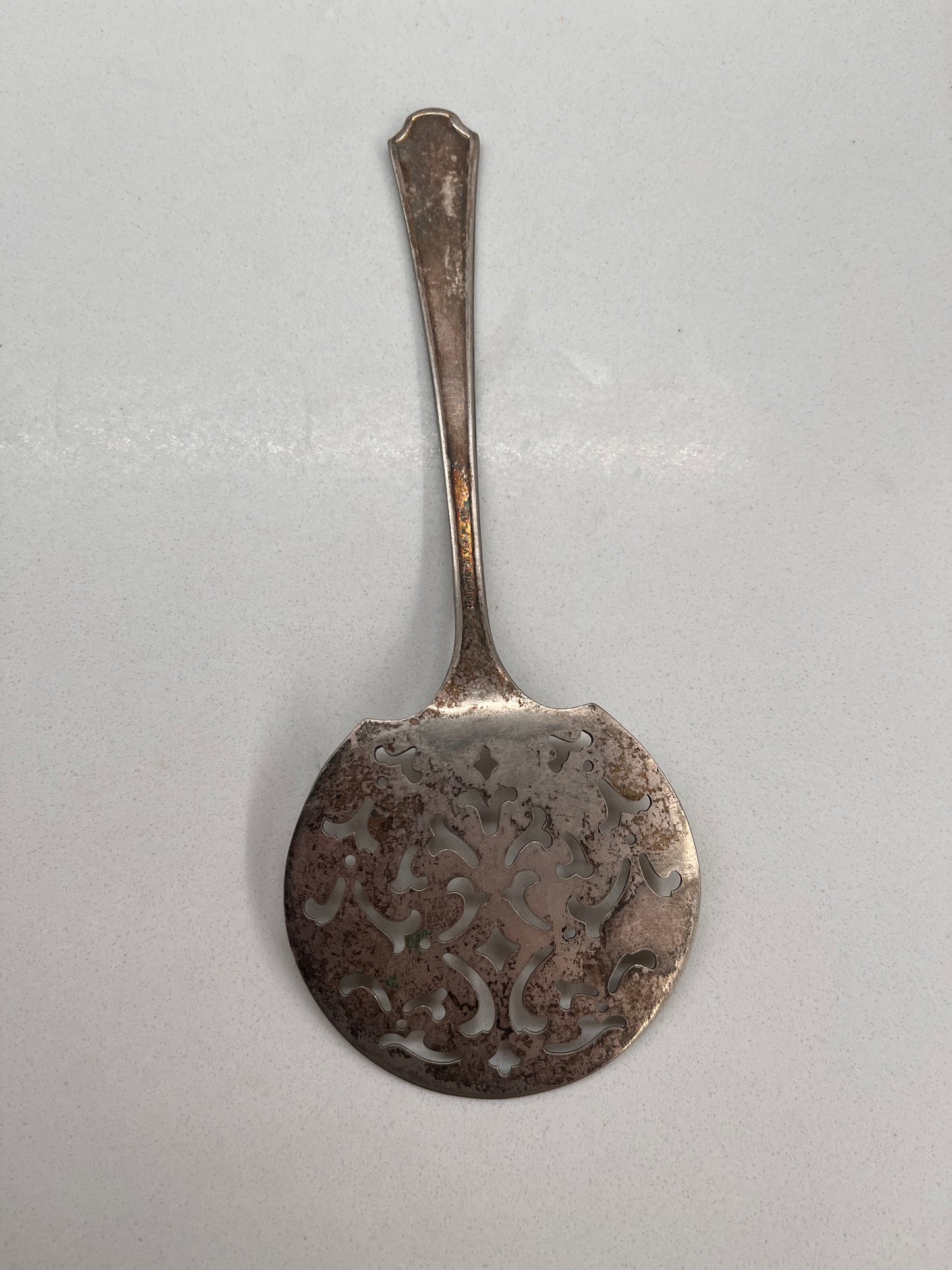 Vintage Carlton Silver Plate Tomato Server ~ Vintage Spoon