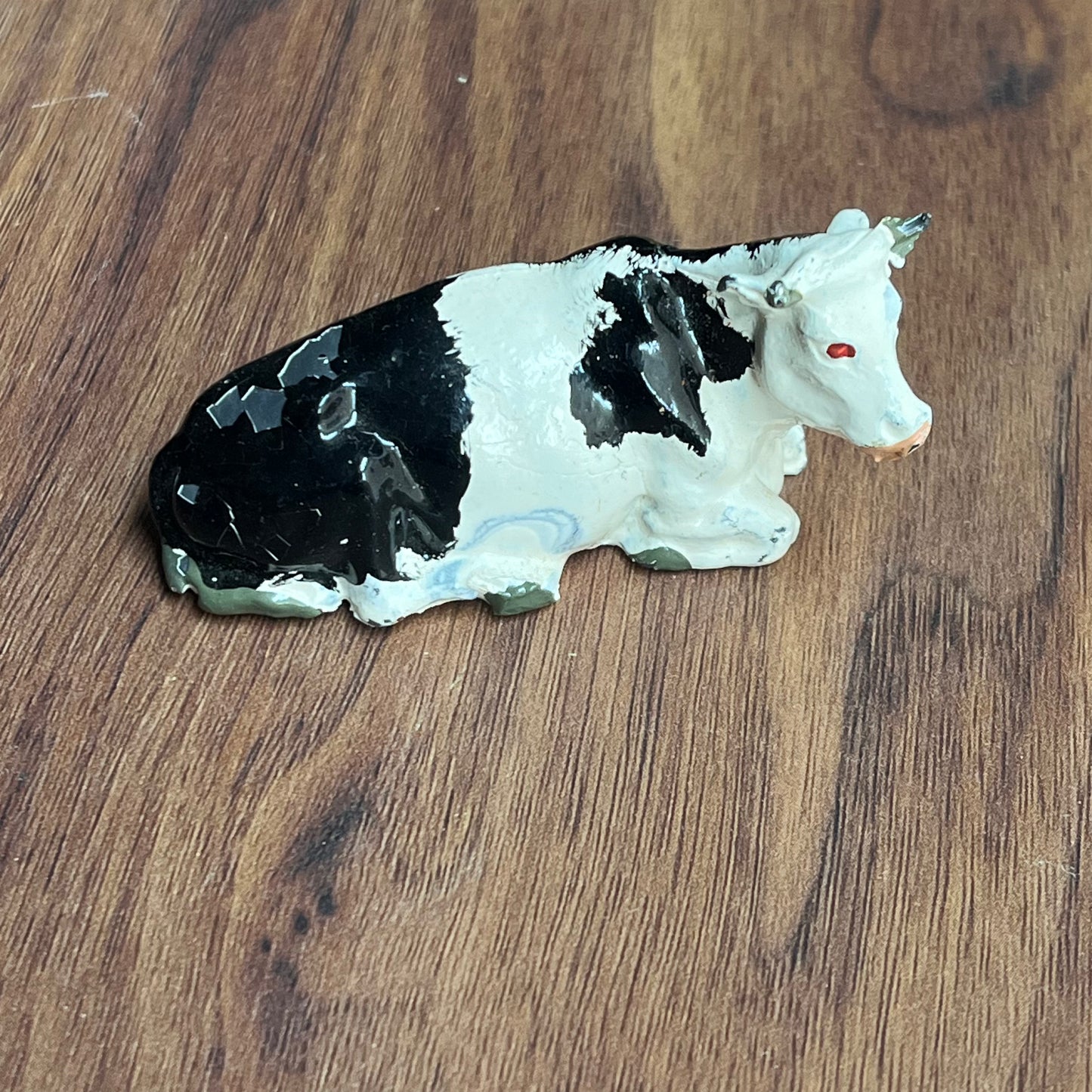 Vintage Made in England Lead Animal - Cow.