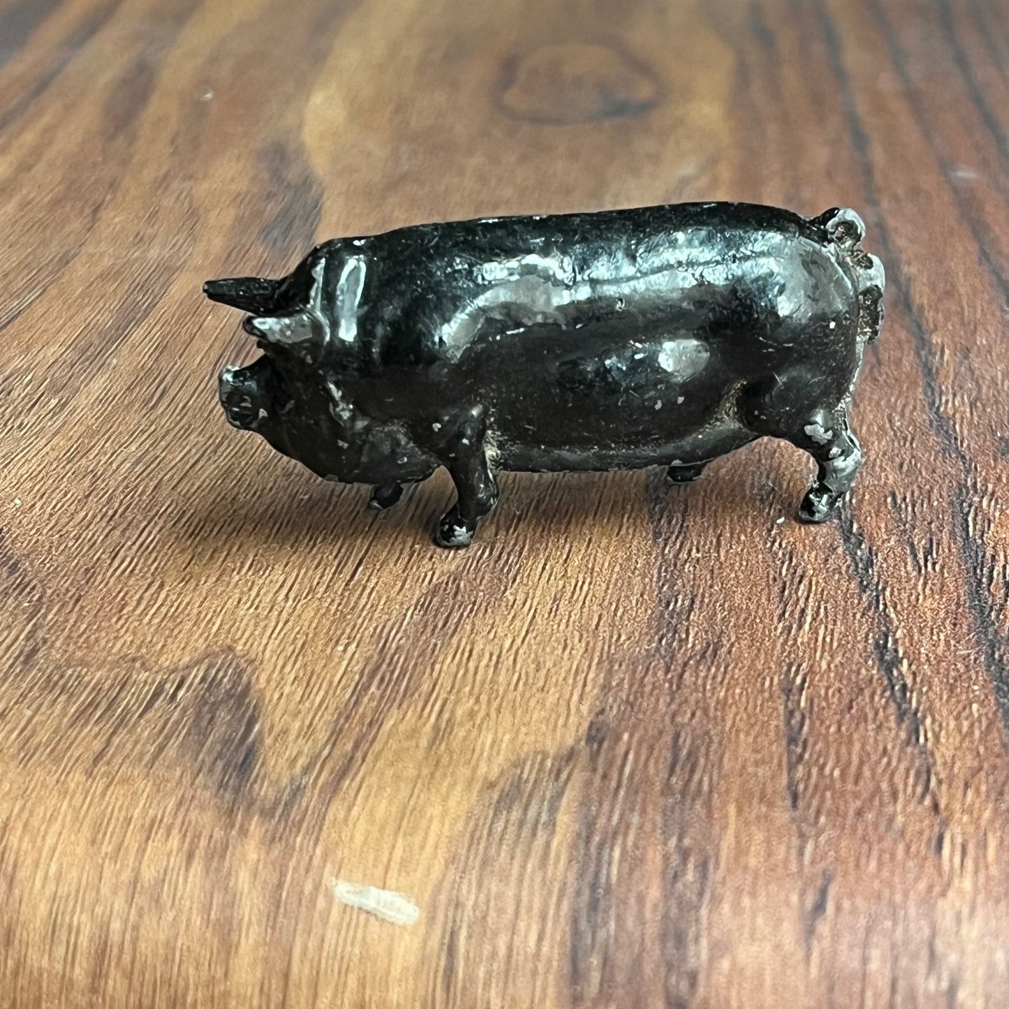 Vintage Made in England Lead Animal - Pig