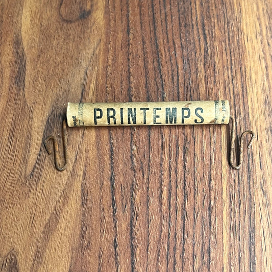 Vintage French Parcel Handle - "AU PRINTEMPS PARIS"