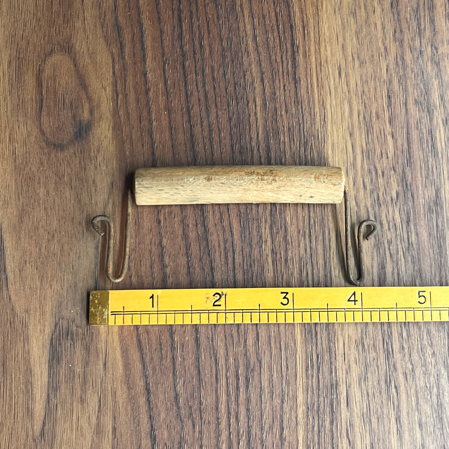 Vintage French Parcel Handle - Unmarked Wood