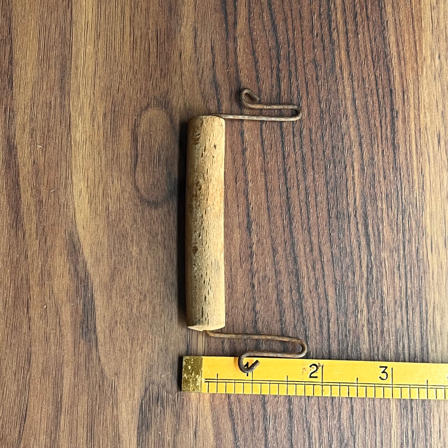 Vintage French Parcel Handle - Unmarked Wood