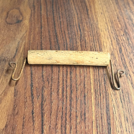 Vintage French Parcel Handle - Unmarked Wood